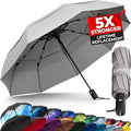 TUMELLA Strongest Windproof Travel Umbrella, Small Strong but Light Portable by Tumella