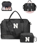 Gifts for Her-Duffle Bag with Shoe Compartment, Personalized Weekender Bag by Vogewood