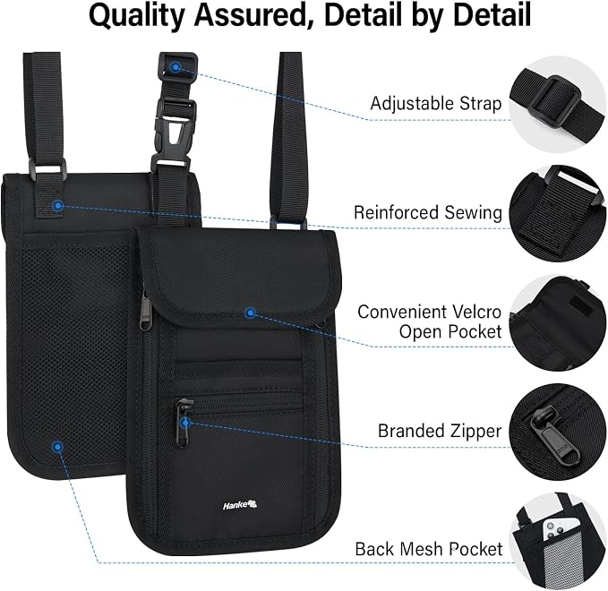Hanke Passport Holder, Travel Wallet - Image 5