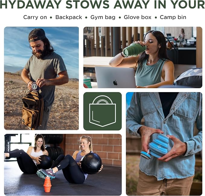HYDAWAY 25oz Collapsible Water Bottle - Image 5