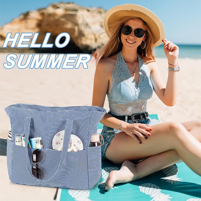 Waterproof Beach Tote Pool Bags - Image 3