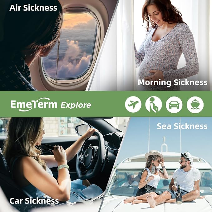 EmeTerm Explore FDA-Cleared Anti-Nausea Wristband IP67 Waterproof Morning - Image 7