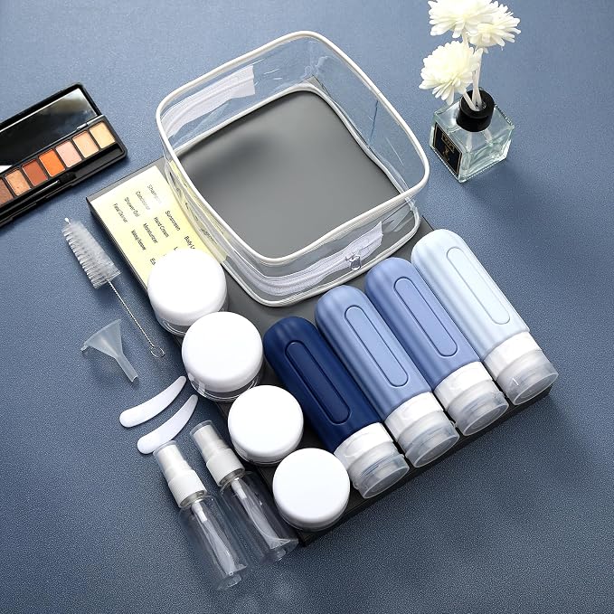 16 Pack Travel Bottles Set for Toiletries, Leakproof Travel Containers for - Image 9