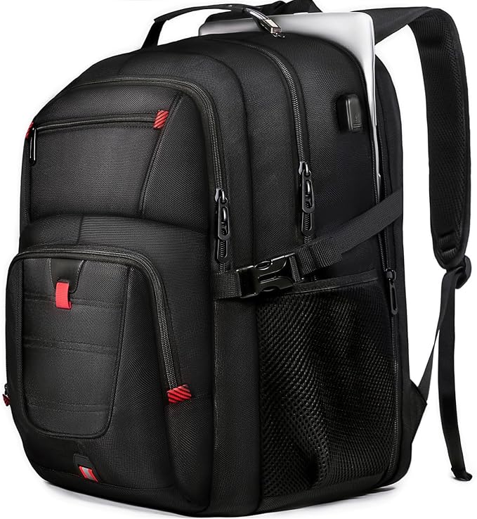 Z-MGKISS 18.4 Large Travel Backpack, USB Computer Bagpack Fits 18.4 Inch Laptop by Z-MGKISS