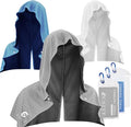 3 Pack Cooling Hoodie Towels for Neck and Face, UPF 50 Sun Protection & Instant by CSITE