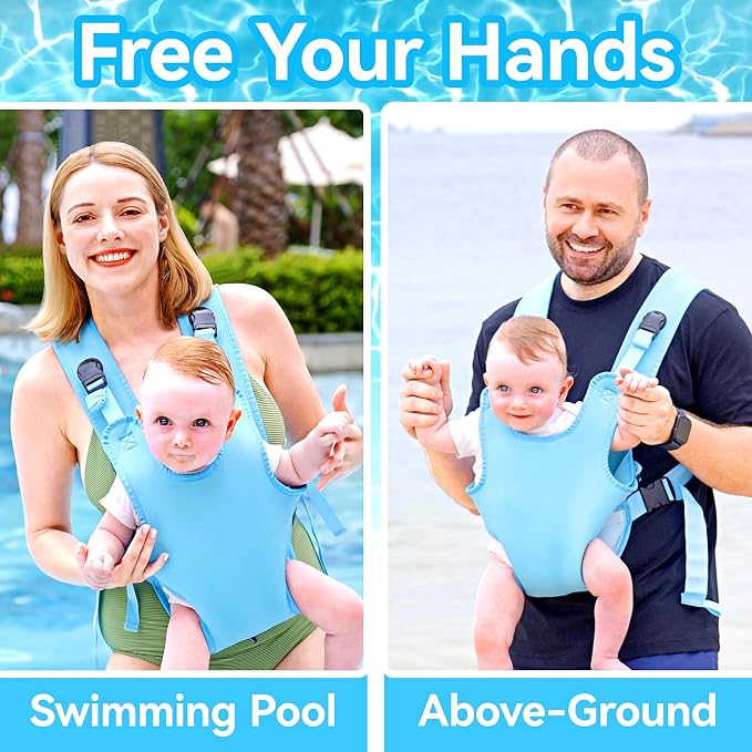 Baby Carrier, Dual-Use Adjustable Baby Sling Support Infant Chest Holder - Image 2