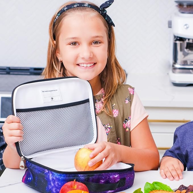 Fenrici Tie Dye Lunch Box for Boys, Kids Insulated Lunch Bag for School - Image 5
