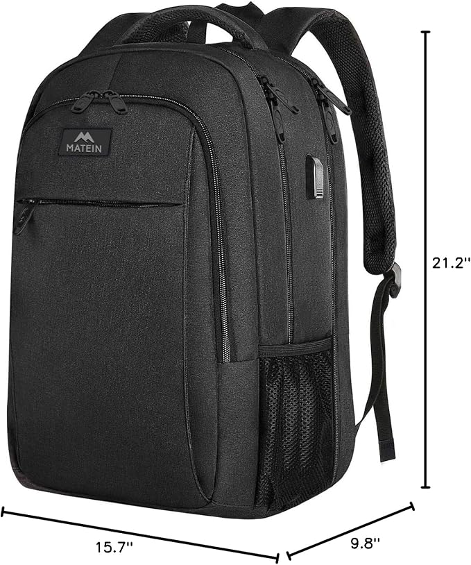 MATEIN Extra Large Travel Backpack, TSA Friendly 18.4 Inch Laptop Backpack - Image 10