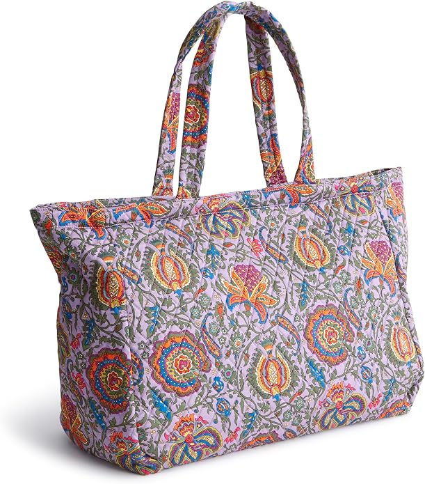 Premium Cotton Knollton Travel Tote Bag by VeraBradley