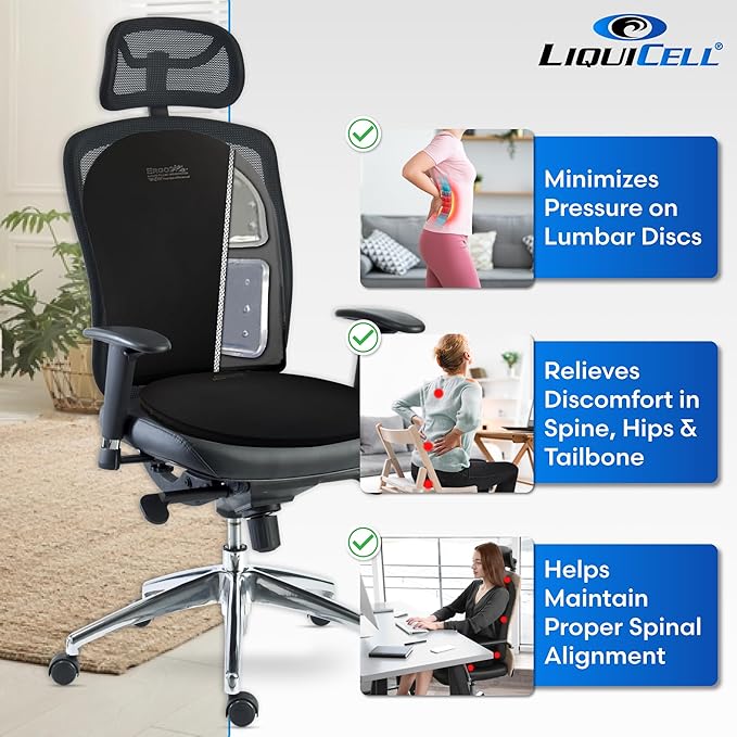 Lumbar Support Pillow for Office Chair, Driving Seat, Lower Back Pain | Great - Image 4