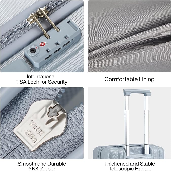 Hanke Luggage Sets 3 piece Carry On Luggage - Image 7