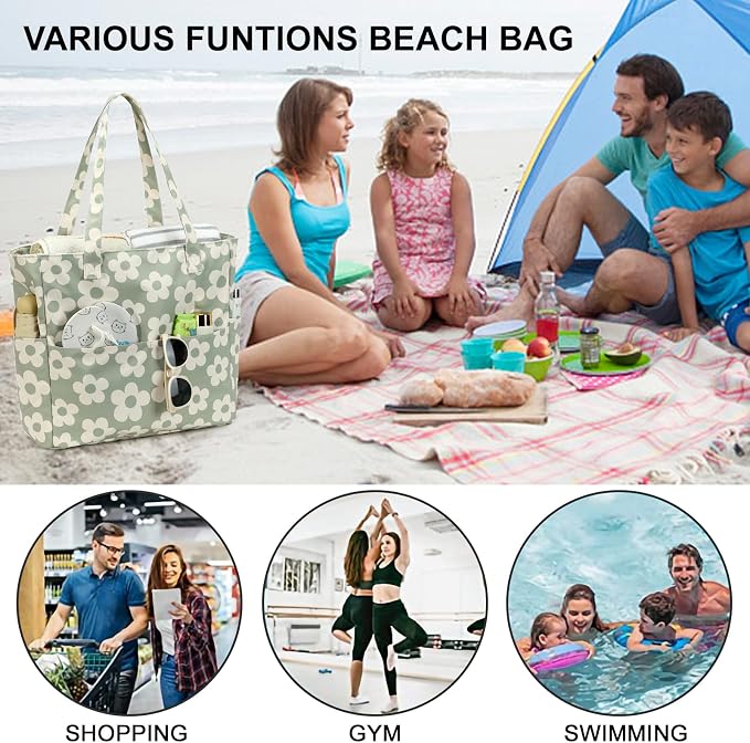 Waterproof Beach Tote Pool Bags - Image 9