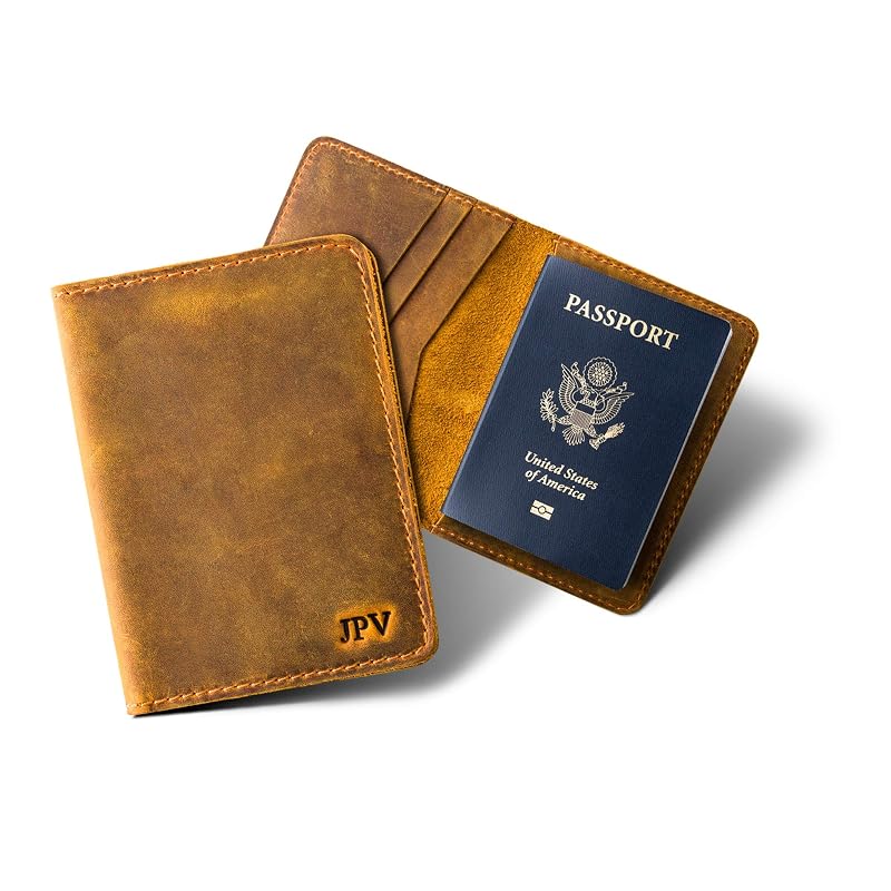 PEGAI Personalized Leather, Passport Holder by PEGAI