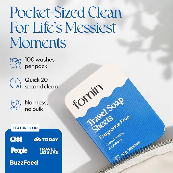 FOMIN - Antibacterial Paper Soap Sheets Tin - Image 5