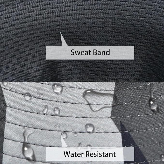 Sun Hats for Men Women Fishing Hat UPF 50+ Breathable Wide Brim Summer UV - Image 5