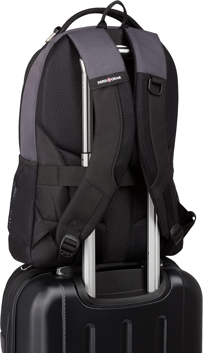 SwissGear Cecil 5505 Laptop Backpack, Dark Grey/Black - Image 7