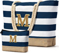 Becokan Beach Bag Initial Beach Tote by BecokanBeachBagSpecialist