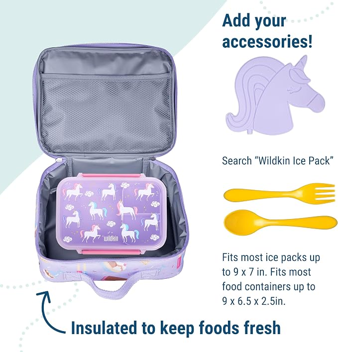Wildkin Kids Insulated Lunch Box – Durable and Reusable - Image 5