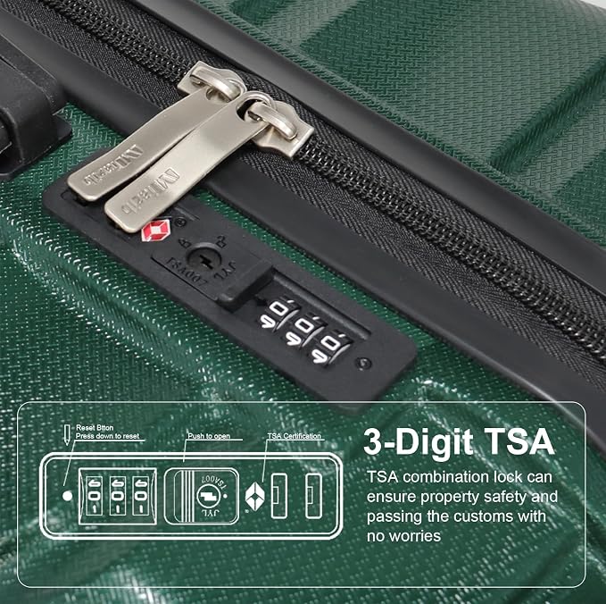 Luggage Sets Suitcases with Wheels Suitcase set Hardshell Luggage sets - Image 2