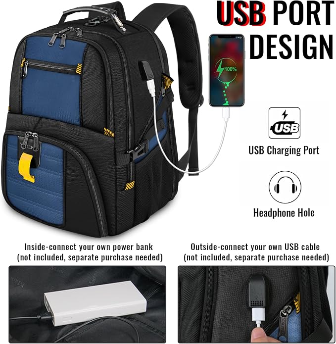 YOREPEK Travel Backpack, Extra Large 50L Laptop Backpacks - Image 3