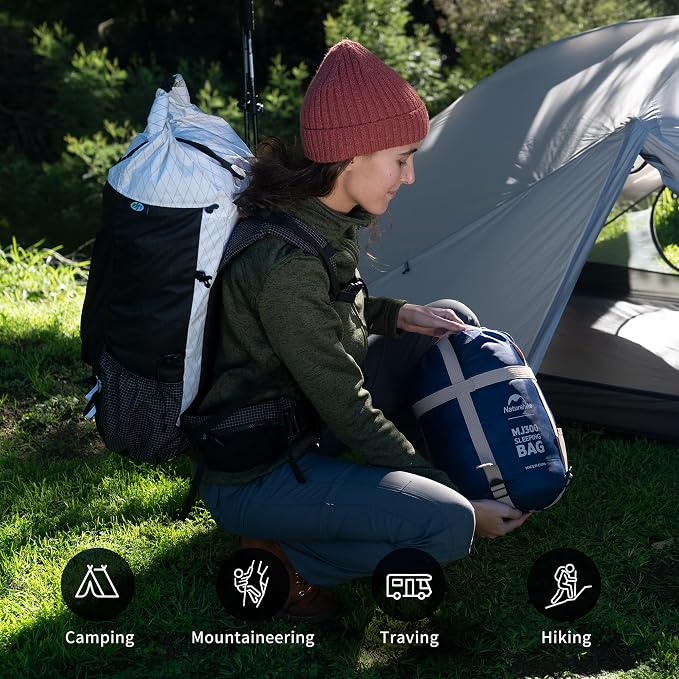 Naturehike Sleeping Bags for Adults, 23/39℉ Mummy Backpacking Sleeping Bag - Image 7