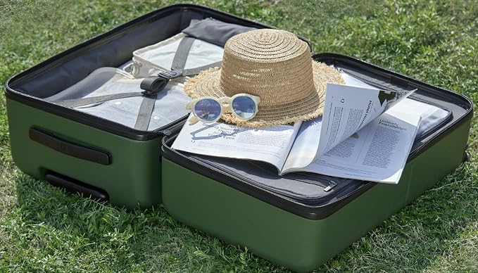 Trunk Luggage 26 Inch, Medium Checked Luggage - Image 6