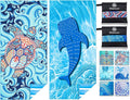 Microfiber Thin Lightweight Beach Towel Sand Free Quick Dry Absorbent Compact by WIDDONEN