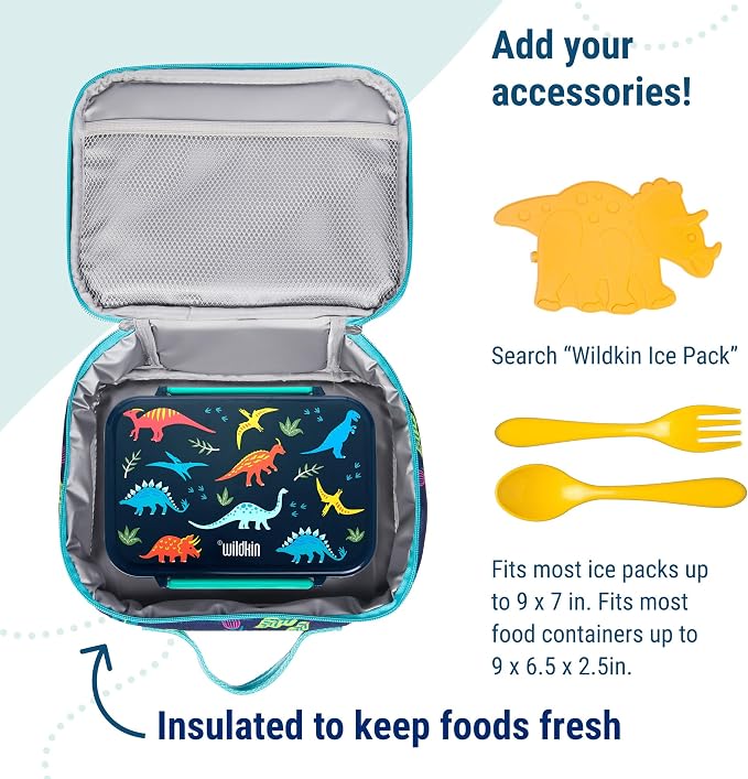 Wildkin Kids Insulated Lunch Box – Durable and Reusable - Image 5