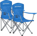 SONGMICS 2 Pack Folding Camping Chairs, Load 330 lb, Cup Holder and High by SONGMICSbySONGMICSHOME