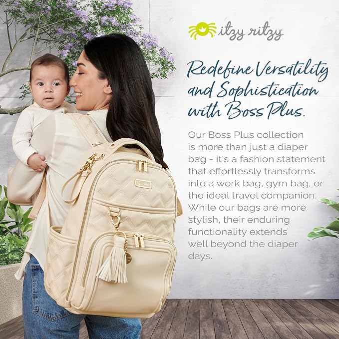 Itzy Ritzy Diaper Bag Backpack – Large Capacity Boss Plus Baby Backpack Diaper - Image 8