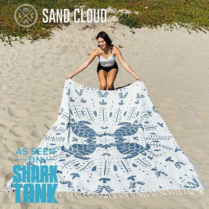 Sand Cloud Extra Large Turkish Beach Towel - Image 2