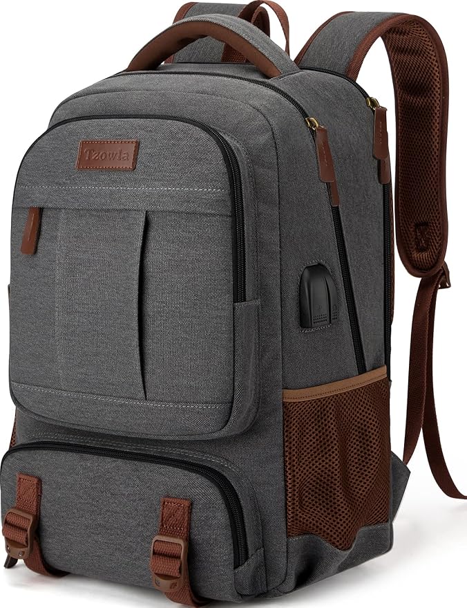 Tzowla Canvas Laptop Backpack, Bag by Tzowla