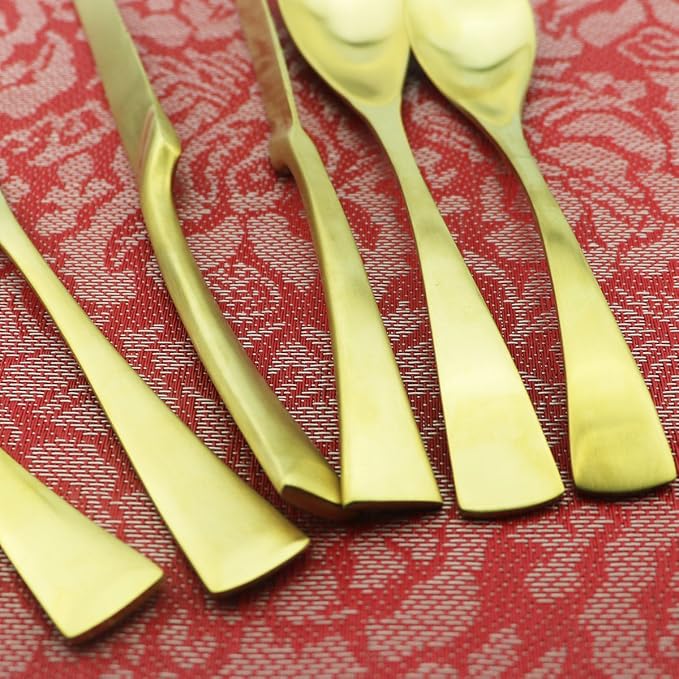 24-Piece Flatware Set, Extra Thick Heavy Duty - Image 8