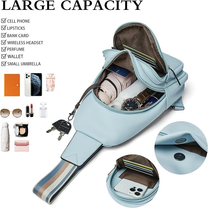 Sling Bag Crossbody Bags for Women Small Cross Body Bag Fanny Packs Chest Sling - Image 4