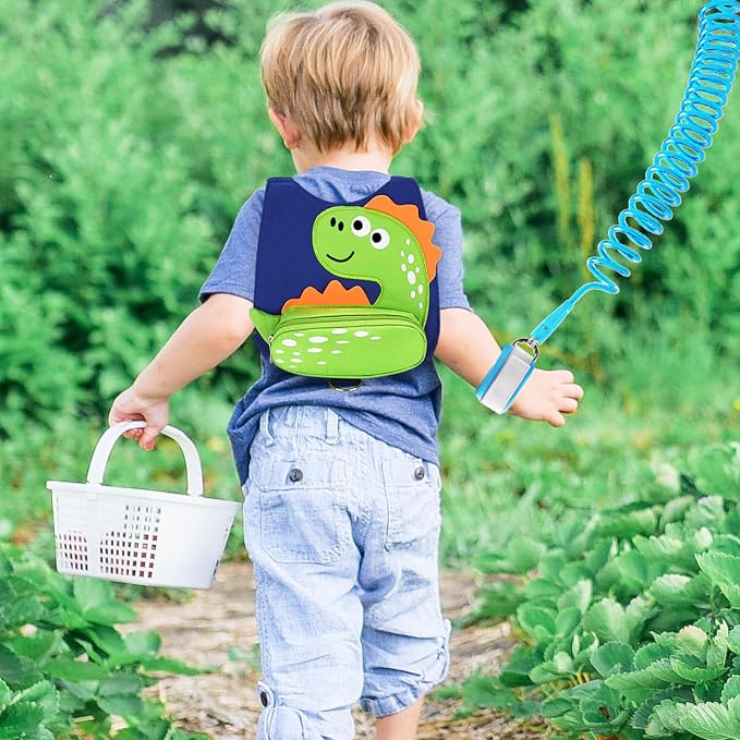 Accmor Toddler Harness Leash, Cute Dinosaur Kids Harness Children Leash - Image 5