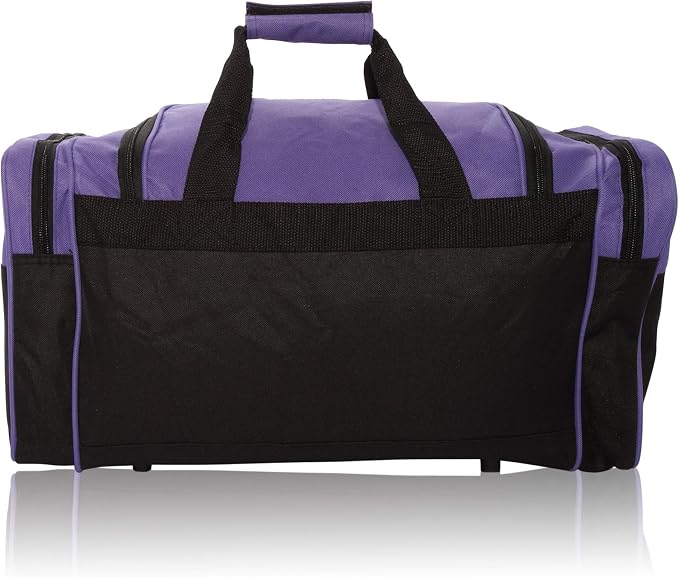 DALIX 21" Blank Sports Duffle Bag Gym Bag Travel Duffel - Image 4