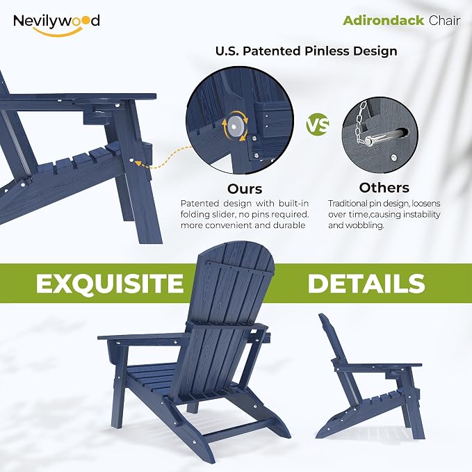 Folding Adirondack Chair - Image 7