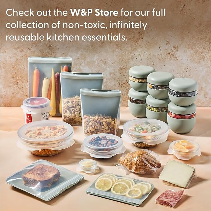 W&P Porter Plastic Bowl Lunch Container w/ Protective Non-slip Exterior - Image 9