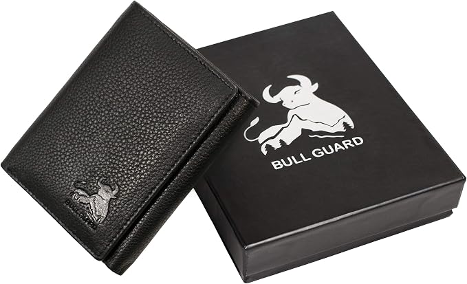 BULL GUARD Mens RFID Wallet, ID and Secret Pocket, Trifold - Image 6