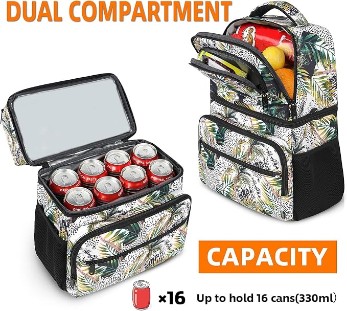 MATEIN Cooler Backpack, 26 Cans Insulated Lunch Backpack - Image 3