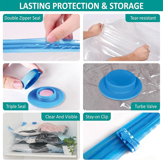 Cozy Essential 30 Pack Vacuum Storage Bags - Image 6