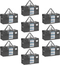 VENO 10 Pack Moving Bags, Comforter and Blanket Storage Bags by Veno