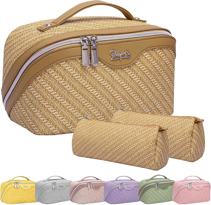 BOYATU Travel Makeup Bags for Women: Large Cosmetic Bag Waterproof by BOYATU