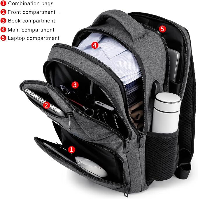 School Backpack for Teens & College Students - Image 2