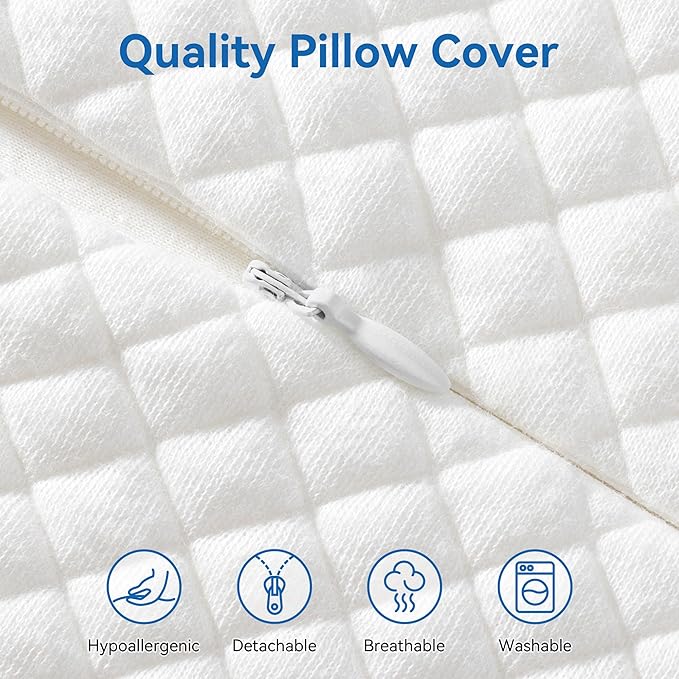 AM AEROMAX 26" Queen Size Contour Memory Foam Pillow, Cervical Pillow - Image 5