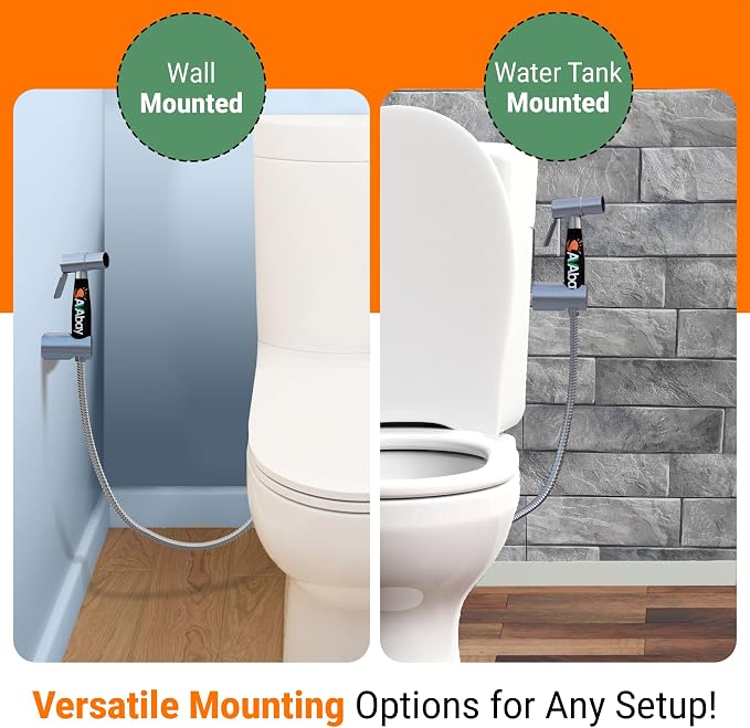 Hot and Cold Bidet Sprayer for Toilet w/Thermal Insulated Grip - Image 5