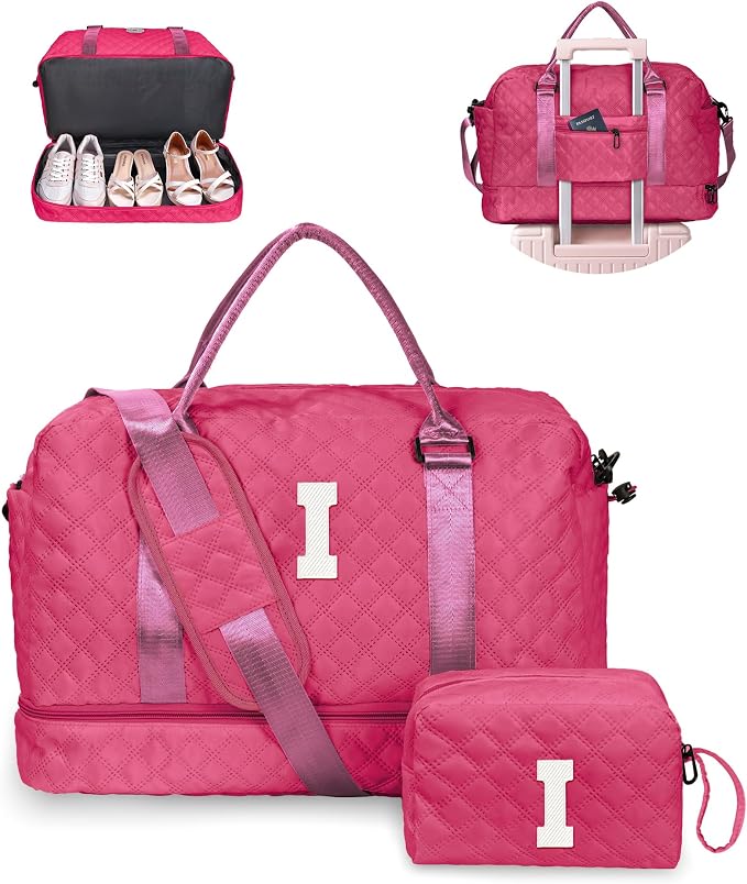 Monogrammed Gift for Woman, Gifts for Women-Initial Travel Bag by Vogewood