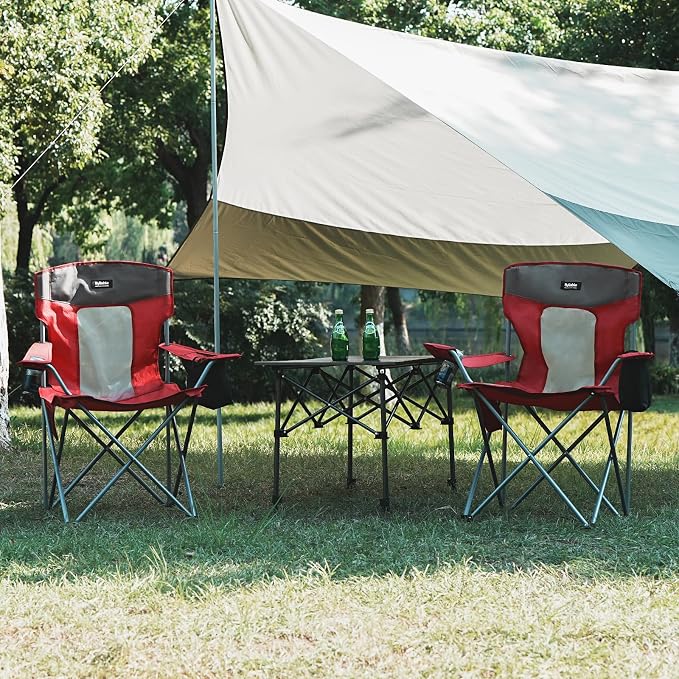 Camping Folding Chair Outdoor Lawn Portable Lightweight Camp Folding Chairs - Image 9