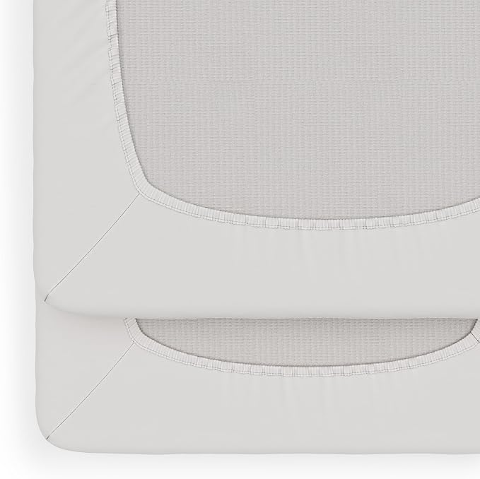 Foundations Compact Travel Sleeper Folding Hotel Crib and Sheet Bundle - Image 6