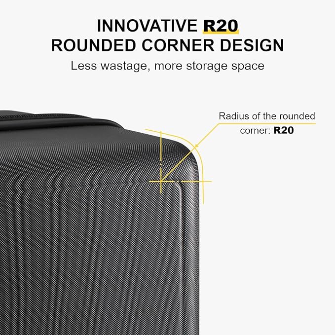 LEVEL8 Trunk Luggages, Large Suitcase 28 Inch Luggage - Image 6